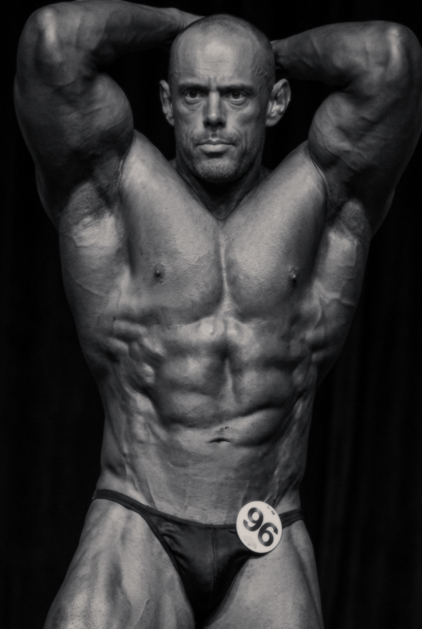Kristian, co-owner of Steel Fitness, on the gym floor